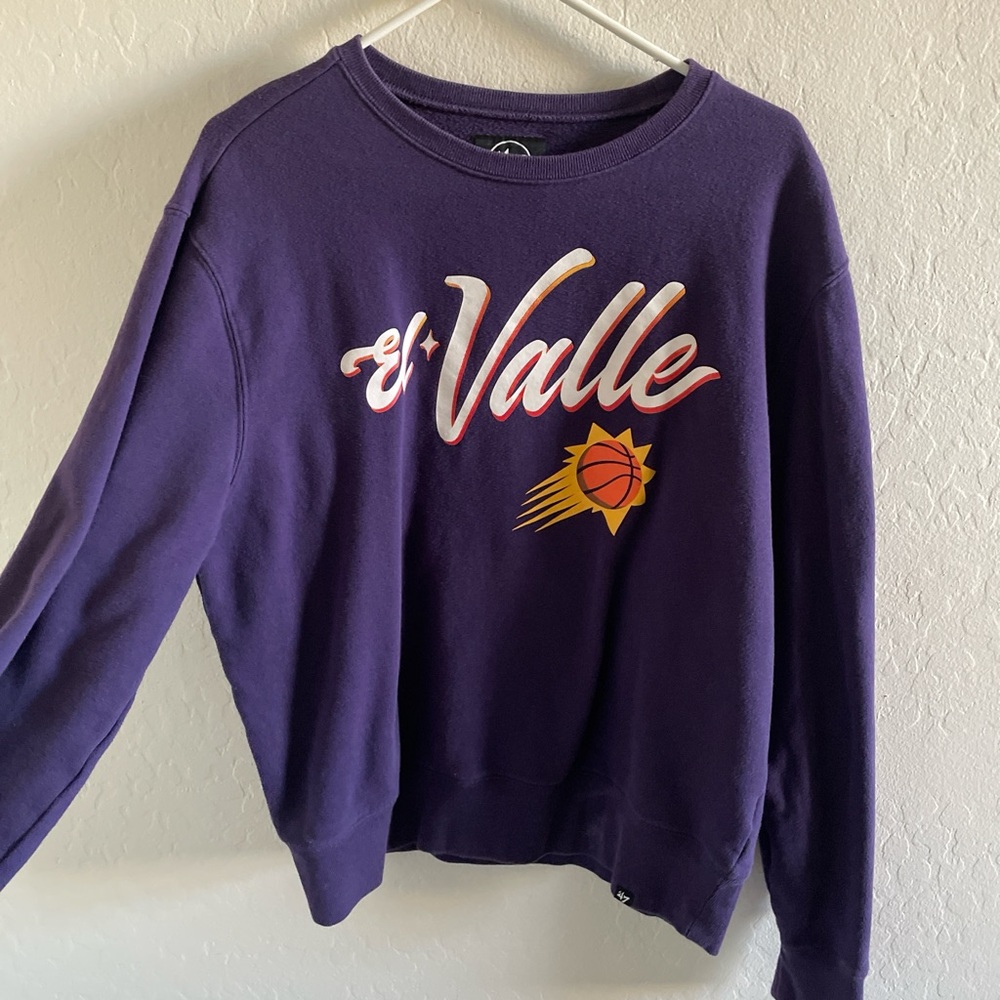 47 Brand Purple Crew Neck Women's Sweater